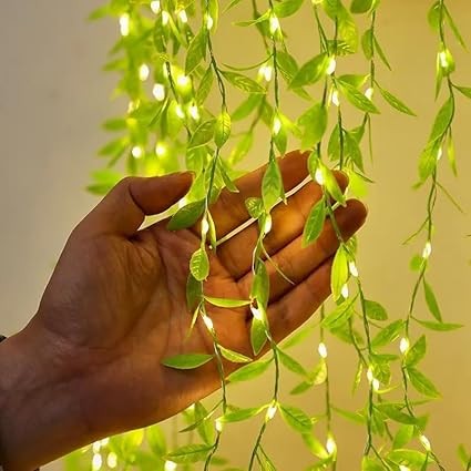 FANCYOUTLETS 80LED Crystal Ball Window String Curtain Lights for Home Diwali, Festival,Christmas Tree, Decorative Lighting Indoor/Outdoor