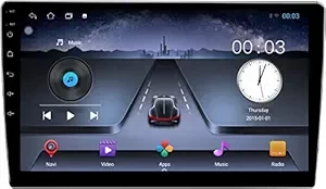 Auto Snap 9 Touch Screen Double Din Player Android 12 Gorilla Glass IPS Display Car Stereo 1GB Ram/16GB ROM with Navigation/Mirror Link Steering Wheel Control