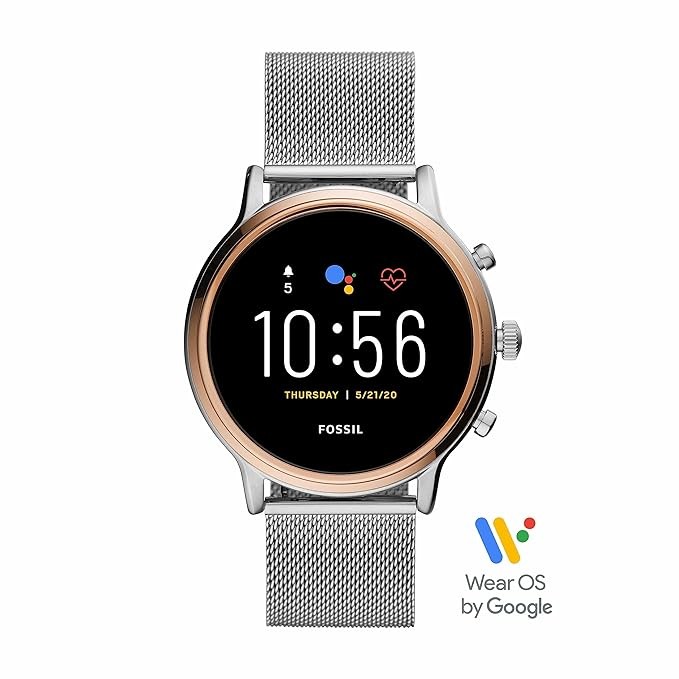 Fossil Gen 5 Touchscreen Women's Smartwatch with Speaker, Heart Rate, GPS, Music Storage and Smartphone Notifications