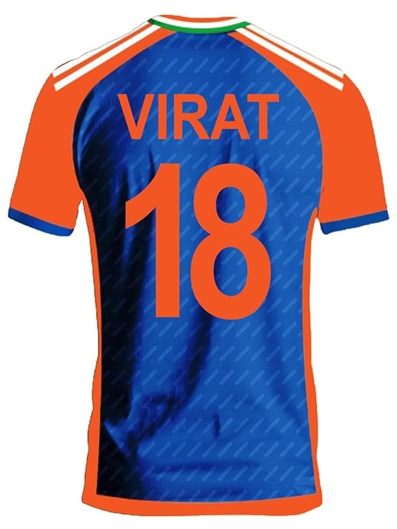 Cricket Official Sports New Virat T20 Worldcup Jersey 2024/2025 (Kid's, Boy's & Men's)