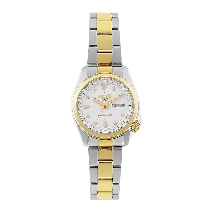 Seiko Stainless Steel Analog White Dial Women Watch-Sre004K1, Bandcolor-Multi-Color