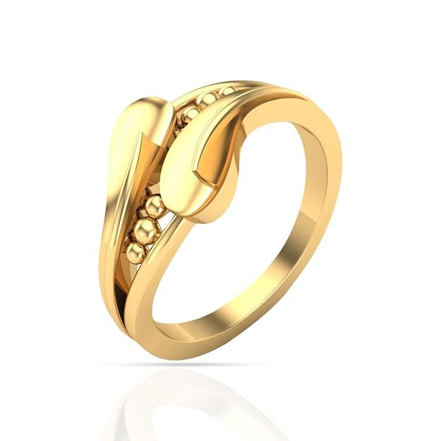 WHP Yellow Gold Ring For Women, 22KT (916) BIS Hallmark Pure Gold, Gold Jewellery, Womens Fashion Accessories, Simple Ring For Women