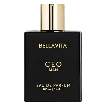 Bella Vita Luxury CEO Man Eau De Parfum Perfume with Lemon, Lavender, Tonka, Mandarin & Vetiver|Premium, Long Lasting Woody Fragrance for Men, 100 ML