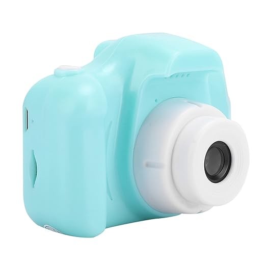 Roll over image to zoom in Kid Camera, Portable Mini Children Kid Digital Video Camera Toy with 2.0in TFT Color Screen Children Digital Camera Birthday Gift Toy (Green)