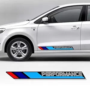 Piston Graphics Car Side Sticker Multi Tri Color PGPerformance Sticker