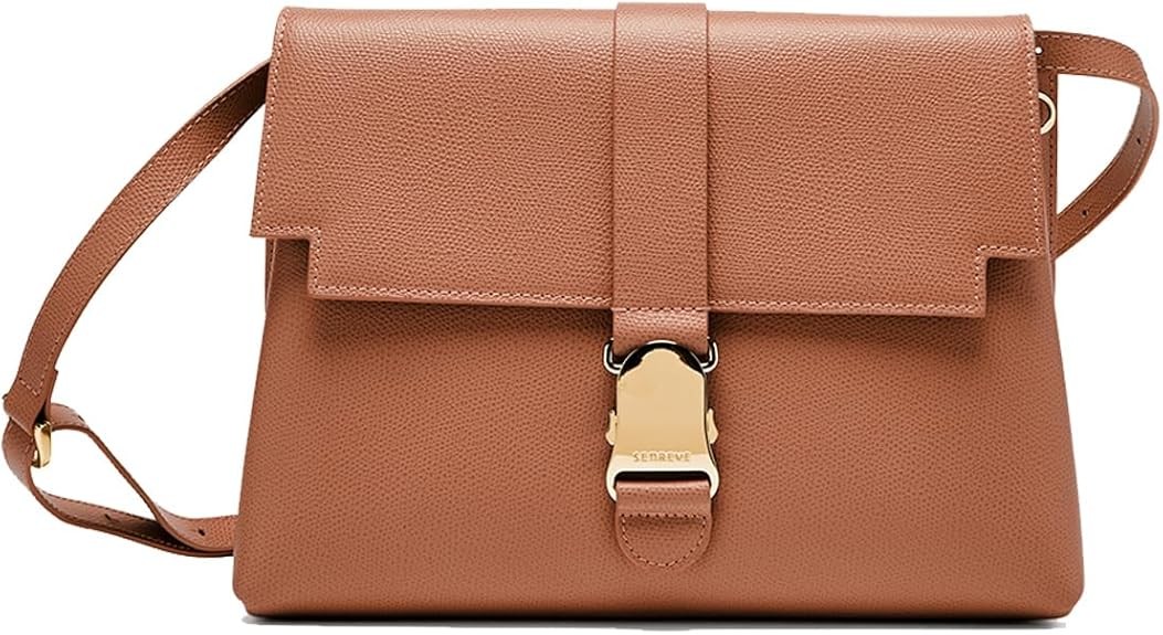 Senreve Cadence Shoulder Bag, 100% Genuine Italian Leather Women's Handbag, Crossbody, Shoulder Bag, Tablet Clutch