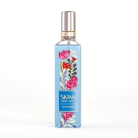 SKINN by Titan Lotus Bloom Long-lasting Body Mist for Her/Women - 230 mL Body Mist for Women | Fragrance for Women | For Daily Use | Premium Fragrance | Women's Perfume | Gift for women